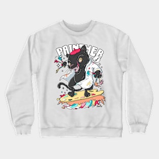 Painther painter panther pun Crewneck Sweatshirt